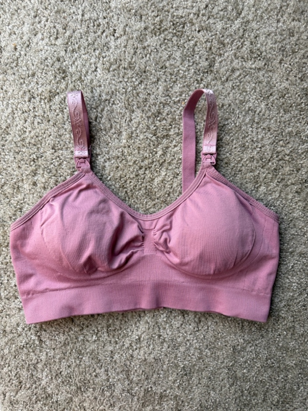 Padded Nursing Bra Kathy Maternity Pink